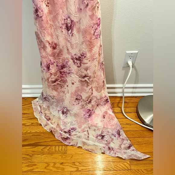 TALL GIRL Silk Floral Dress - Picture 2 of 6